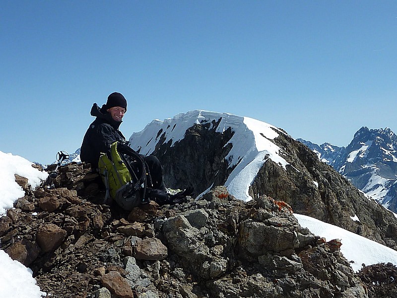 #13 cold de Malcros : petite pause en attendant la descente cold de Malcros : petite pause en attendant la descente