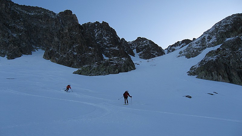 #4 Col coté 2685m : Fin de la descente très plaisante Col coté 2685m : Fin de la descente très plaisante