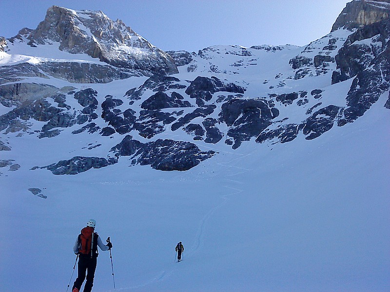 #3 Grande Casse : au dessus du lac Long, première difficulté Grande Casse : au dessus du lac Long, première difficulté