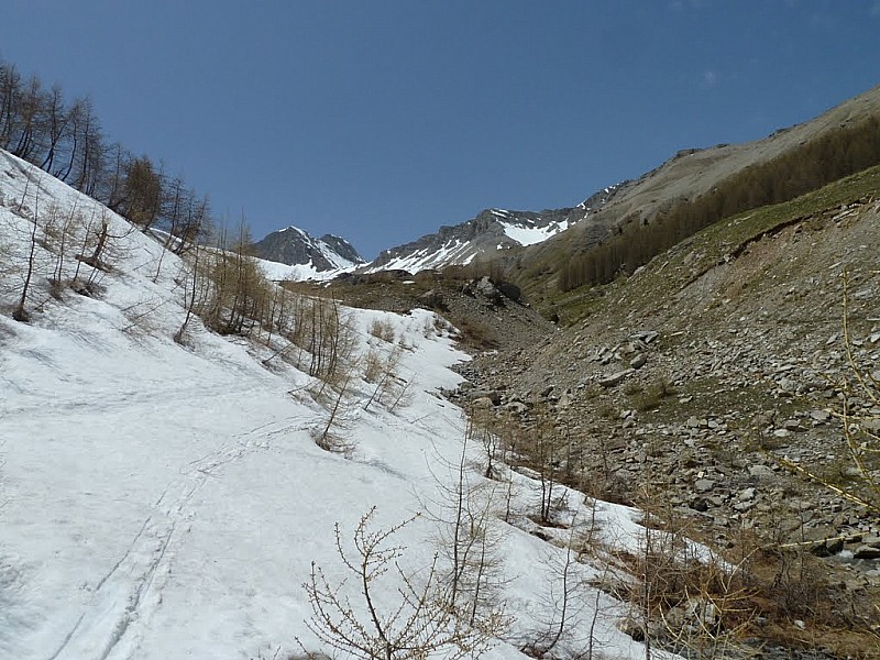 #4 Vallon de la Grande Cayolle : Dernière glissade. Vallon de la Grande Cayolle : Dernière glissade.