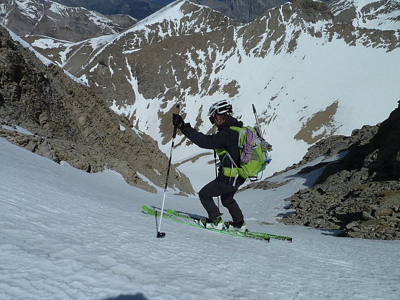 #3 Couloir N : ...en neige béton Couloir N : ...en neige béton