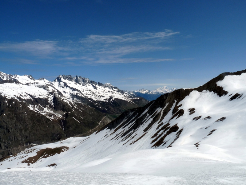 #4 Argentieres : Les aiguilles d Argentieres : Les aiguilles d'Argentière et le Mont blanc en toile de fond.