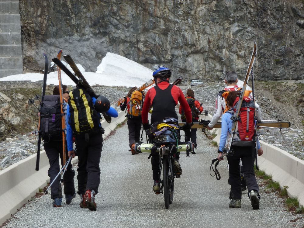 Véloskieur : Barrage de Gd Maison