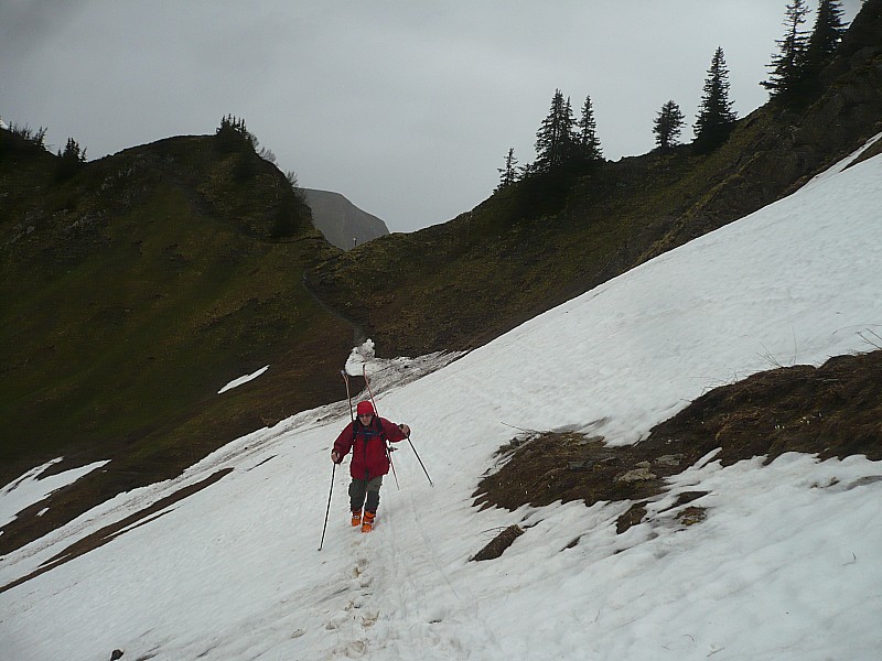 #1 col des verts : une personne rencontrée et col de l col des verts : une personne rencontrée et col de l'oulette