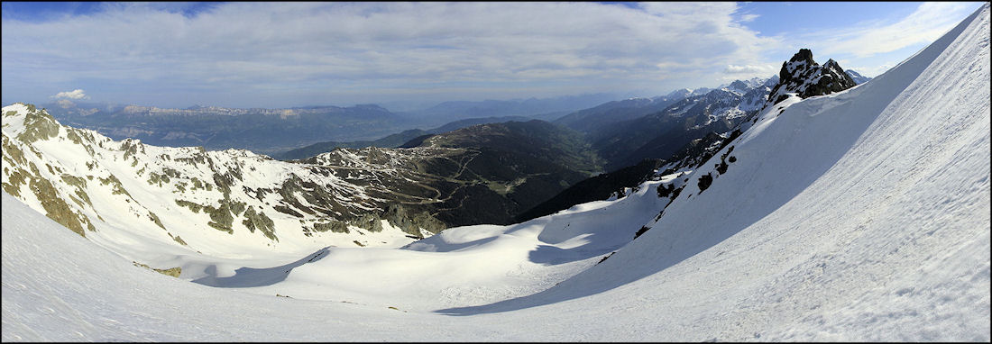 juste avant la crête : Sommet j'arrive!