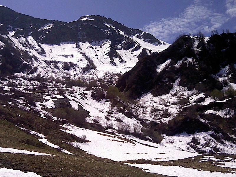 #6 Itinéraire de montée : combe parallèle au vallon de Treicol Itinéraire de montée : combe parallèle au vallon de Treicol