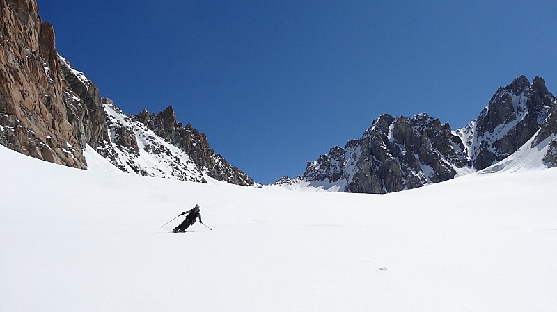 Piste verte ... : ... bien dammée