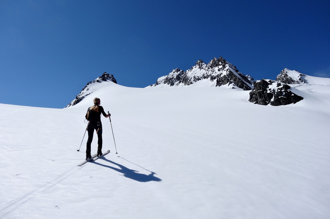 #10 La branche orientale : Pas de crevasse apparente. La branche orientale : Pas de crevasse apparente.