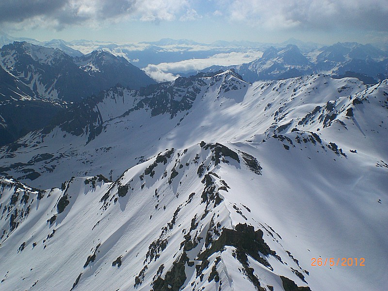#4 Rocher de la Grande Tempête : Vue vers l Rocher de la Grande Tempête : Vue vers l'Italie.