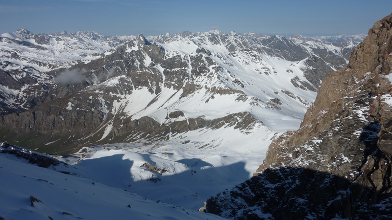 #6 Depuis le sommet : Pain de sucre, Rocca Bianca, La noire et l Depuis le sommet : Pain de sucre, Rocca Bianca, La noire et l'Ubaye