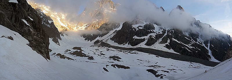 #7 panoramique sur le glacier noir panoramique sur le glacier noir