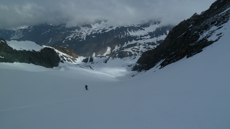 Glacier (?) du Gros Caval : A la montée