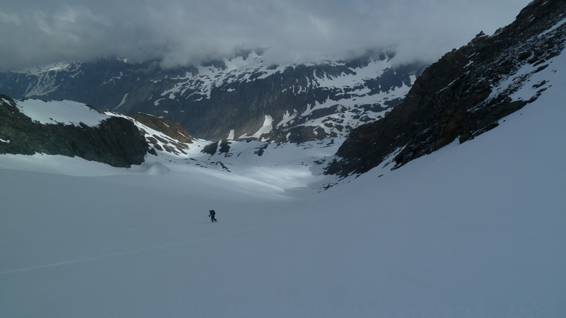 #1 Glacier (?) du Gros Caval : A la montée Glacier (?) du Gros Caval : A la montée