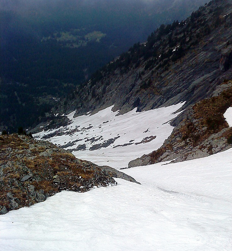 #6 Croix Pinelli : le milieu du couloir rive droite Croix Pinelli : le milieu du couloir rive droite