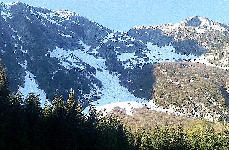 #1 Croix Pinelli : Vue d Croix Pinelli : Vue d'ensemble du couloir rive droite