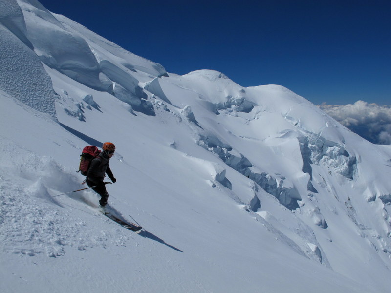 Face nord : conditions exceptionnelles en ce mois de mai torride