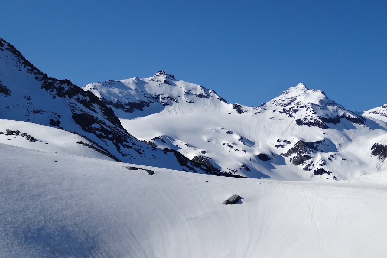 Pointe de Thorens : La Pointe du Bouchet en arrière plan.