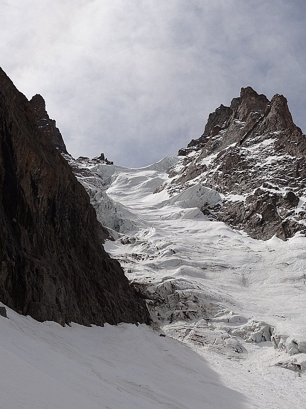 La face des cols du Pelvoux : Tortueuse