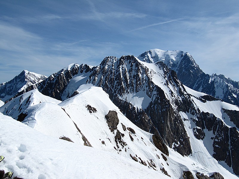 #2 Vue sur de beaux sommets : Le Mont Blanc - Tré-la-Tête - Bionnassay - Aig de la Lée Blanche Vue sur de beaux sommets : Le Mont Blanc - Tré-la-Tête - Bionnassay - Aig de la Lée Blanche