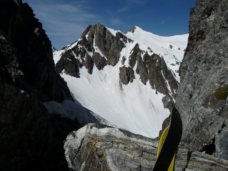 #11 Rocher Blanc depuis la brèche : Rocher Blanc depuis la brèche de l Rocher Blanc depuis la brèche : Rocher Blanc depuis la brèche de l'Argentière