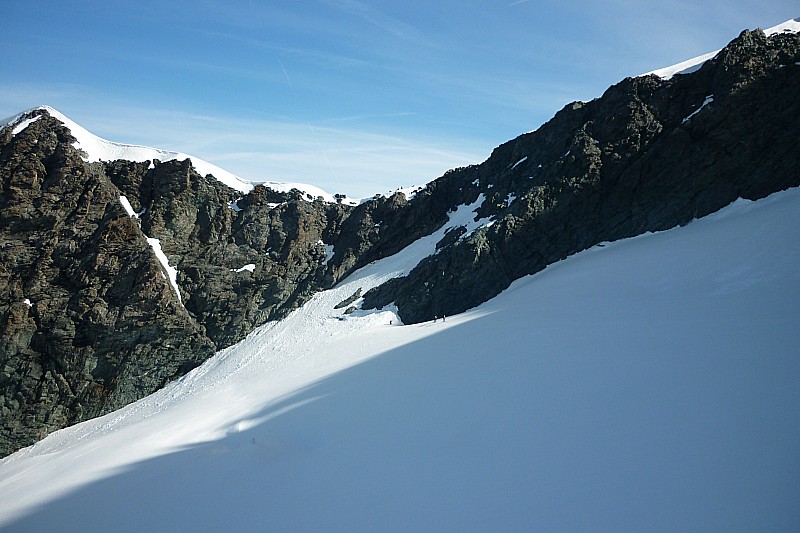 #17 Col des roches : pour basculer du glacier de Geay sur glacier du grand col Col des roches : pour basculer du glacier de Geay sur glacier du grand col