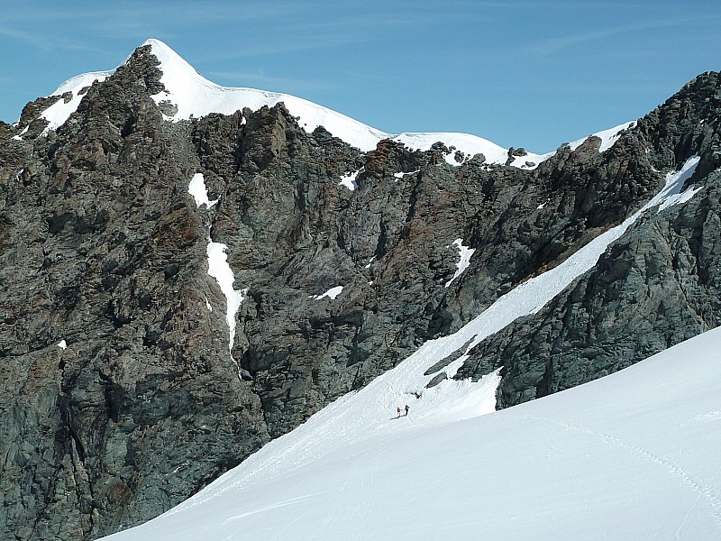 #6 Col des Roches : En montant au Pourri, coup d Col des Roches : En montant au Pourri, coup d'oeil dans le rétro sur les pentes sous le Col des Roches