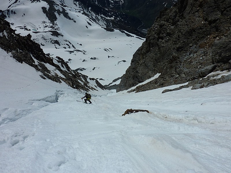 #12 Descente : Descente contrepente rive droite. Descente : Descente contrepente rive droite.