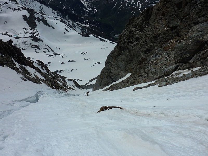 #13 Descente : Contrepente rive droite. Descente : Contrepente rive droite.