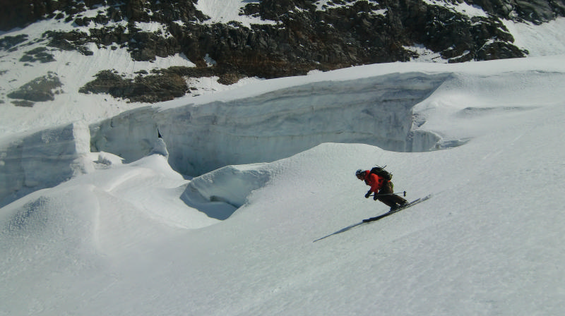 #8 Descente : Au milieu des séracs. Descente : Au milieu des séracs.