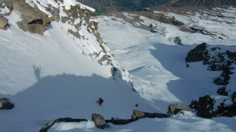 #2 Remontée de la face : Par un pitit couloir annexe. Remontée de la face : Par un pitit couloir annexe.