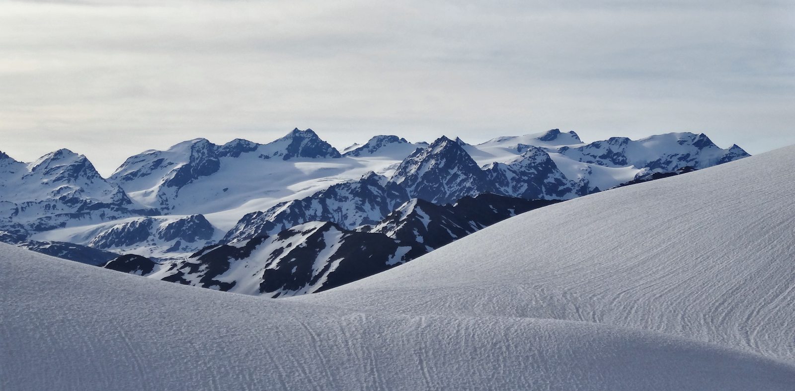 #5 Vue vers l Vue vers l'Est : Le glacier du Ruitor.