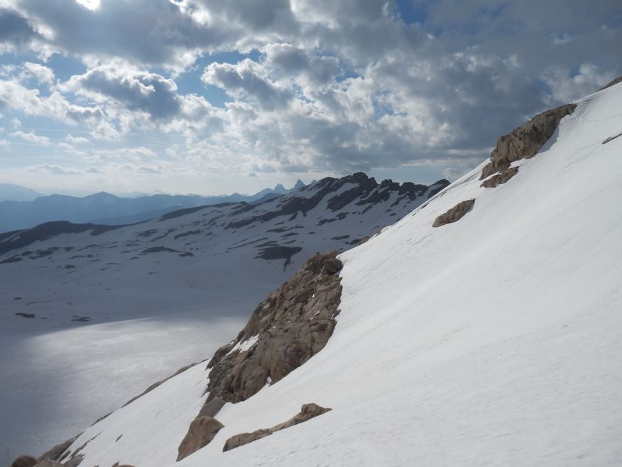 #5 Erance combe Nord : Au dessus du glacier de St Sorlin Erance combe Nord : Au dessus du glacier de St Sorlin