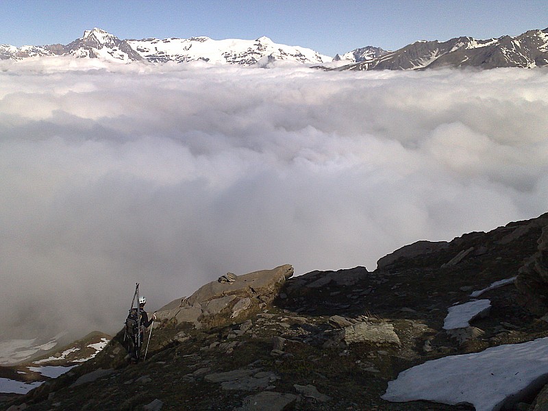 #2 Sous rocher de la Cailla : Approche un poil longuette, mais vue magnifique sur la Vanoise Sous rocher de la Cailla : Approche un poil longuette, mais vue magnifique sur la Vanoise