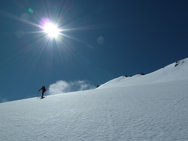 #13 Approche du sommet : Neige bien lisse et dure Approche du sommet : Neige bien lisse et dure