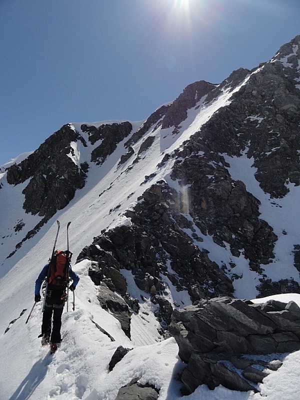 #8 Dent Parrachée : On passe en versant Nord Dent Parrachée : On passe en versant Nord