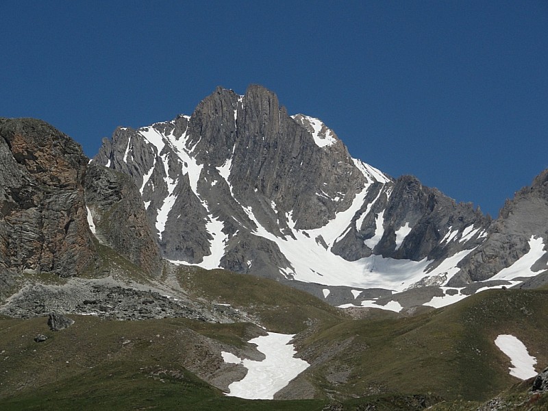 #20 Dent Parrachée : Dernière vue sur le sommet du jour Dent Parrachée : Dernière vue sur le sommet du jour