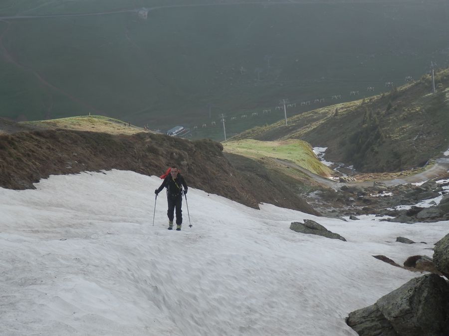 #1 Chaussage presque au col ! : Nous avons suivi cette combe jusqu Chaussage presque au col ! : Nous avons suivi cette combe jusqu'au sommet (original et plus sauvage que le parcours normal)