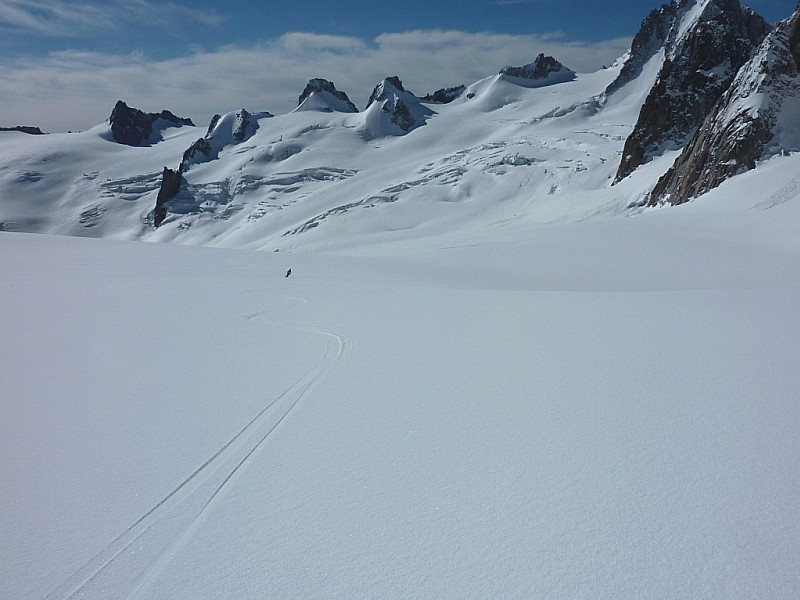#2 Haut de la vallée blanche : Moins de monde qu Haut de la vallée blanche : Moins de monde qu'en saison!