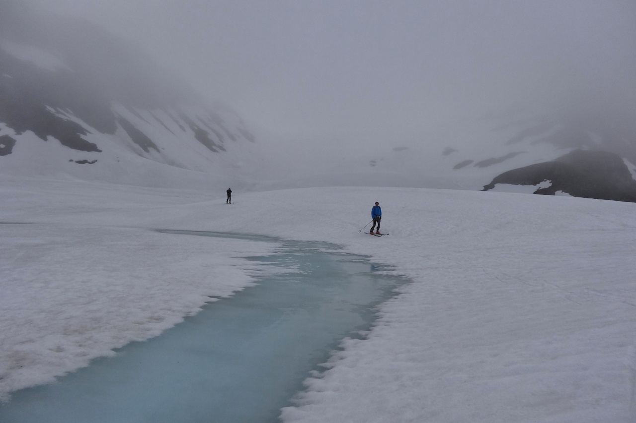 Le lac 2767 m : Après la première descente du jour.