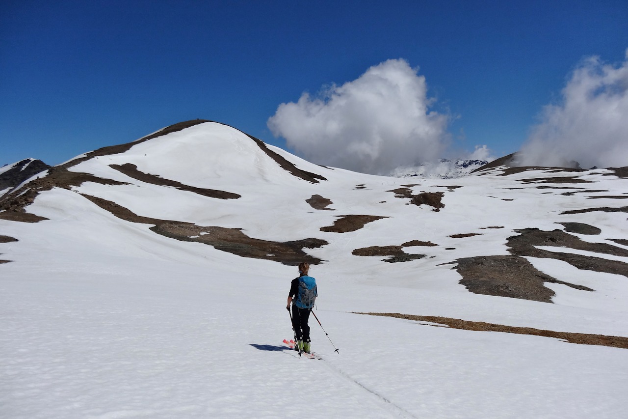 Col des Roches : Traversée sous la Pointe Sud de Bézin.