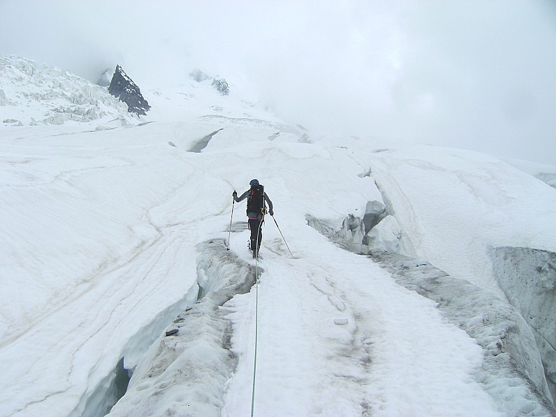 #5 Ca se lève un peu, ouf... : Sur le glacier des Bossons Ca se lève un peu, ouf... : Sur le glacier des Bossons