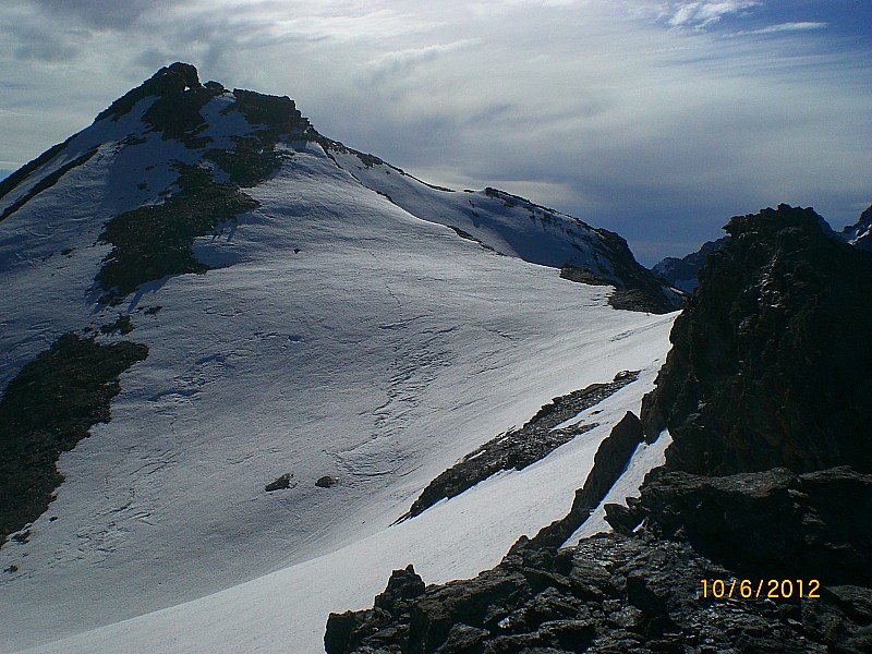 Asti : Le sommet W vu depuis le point 3192m