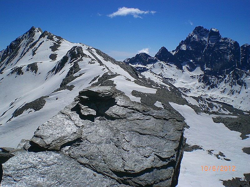 #7 Asti : Asti et Viso depuis la Brusalana Asti : Asti et Viso depuis la Brusalana