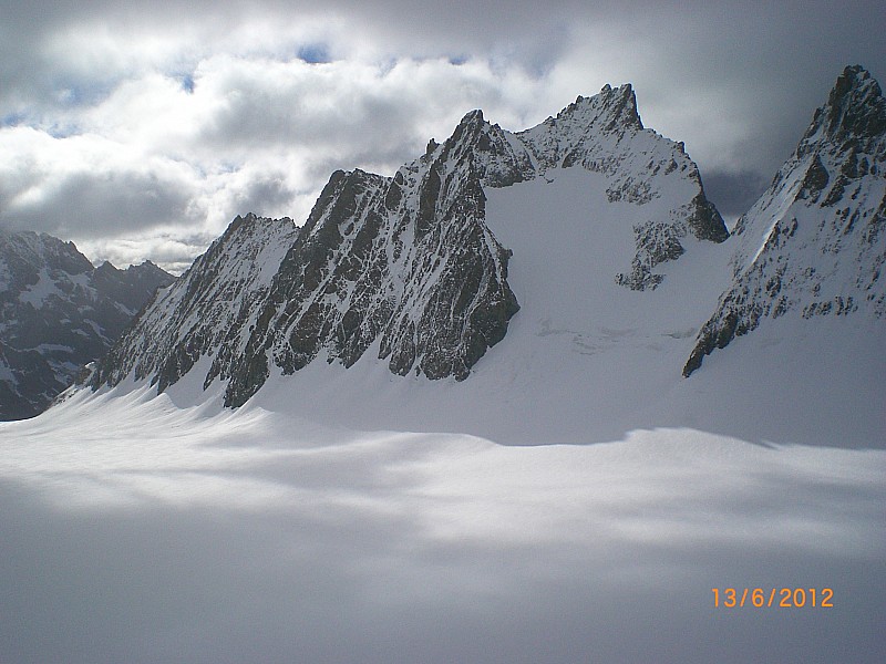 #2 Glacier Blanc : Grande Sagne et col. Glacier Blanc : Grande Sagne et col.