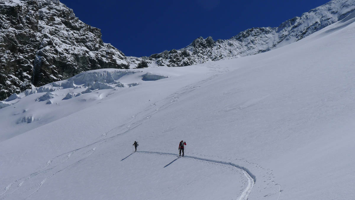 #17 remontée du glacier de Geay : C remontée du glacier de Geay : C'est vraiment tout trafolé