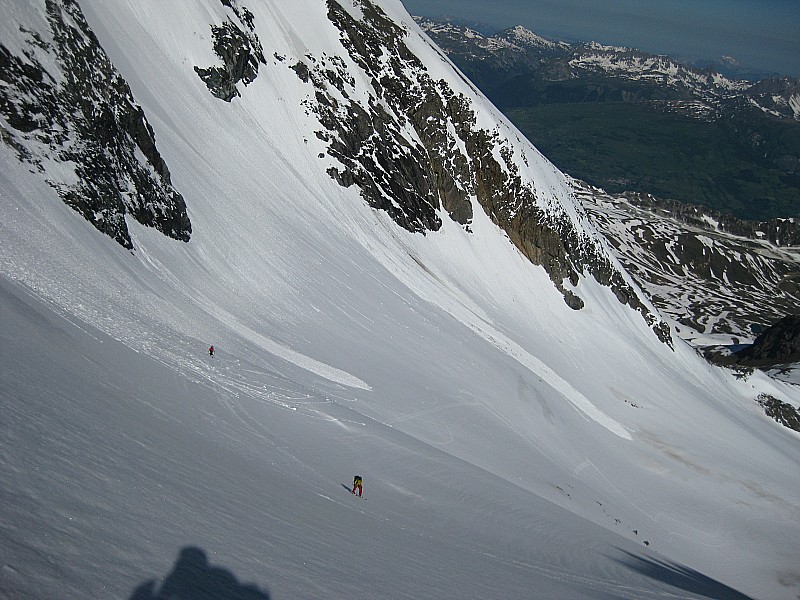 Col de Roches : Sur le glacier vers le col des roches