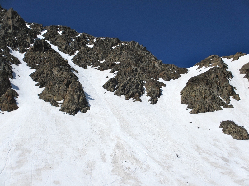 #8 Dernière descente : les deux couloirs cote à cote. Dernière descente : les deux couloirs cote à cote.