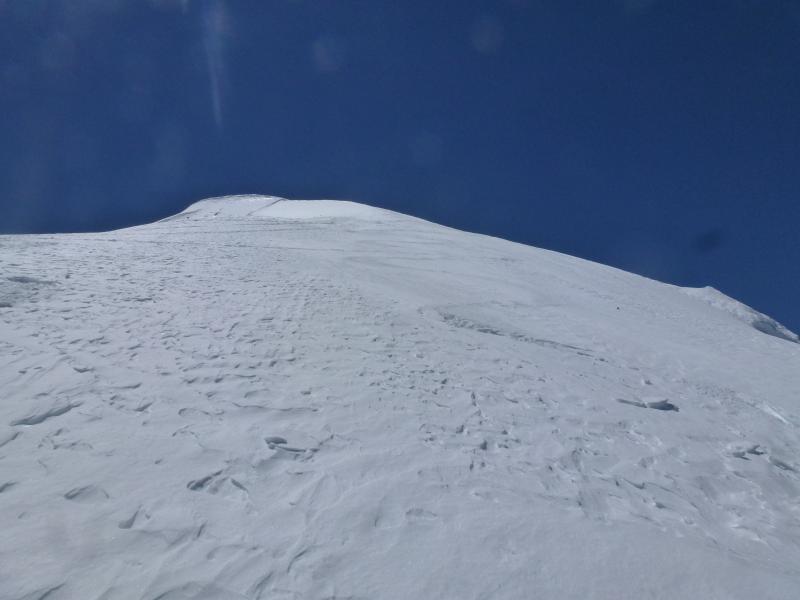 #5 Dome du Gouter : neige encore meilleure, lorsqu Dome du Gouter : neige encore meilleure, lorsqu'il n'y a pas de relief