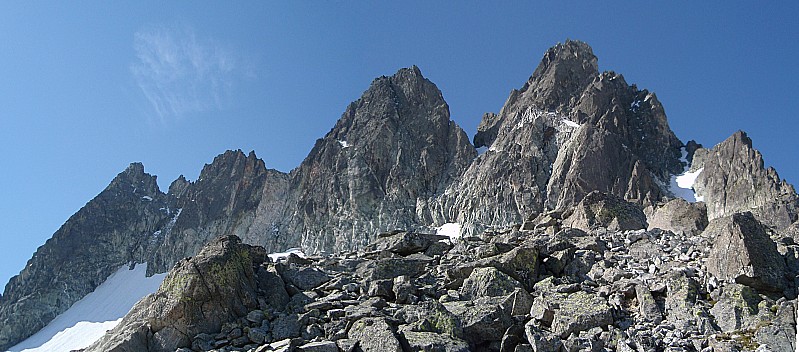 #8 Les Aiguilles : Vues de la brèche de l Les Aiguilles : Vues de la brèche de l'argentière