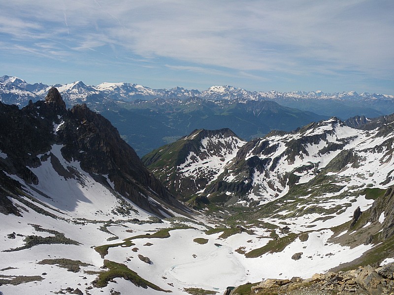 #3 Coté refuge de Presset : avec les Ecrins au fond. Coté refuge de Presset : avec les Ecrins au fond.